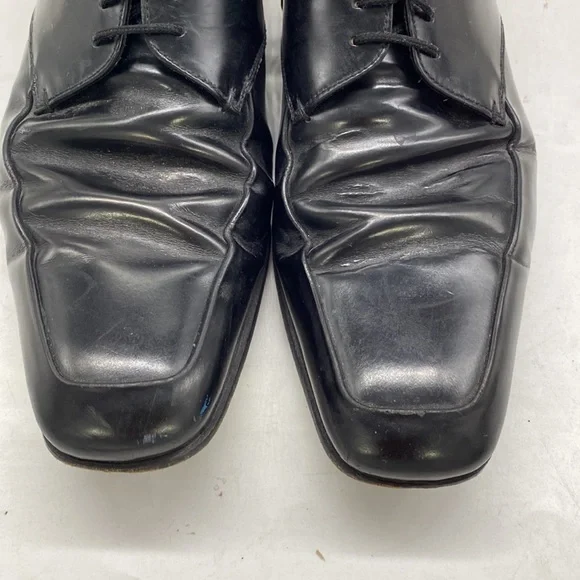 Prada Men’s black with laces dress shoes sz 10